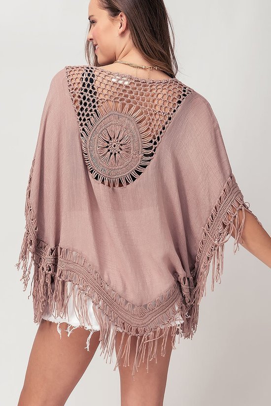 Amelia Medallion Crochet Kimono