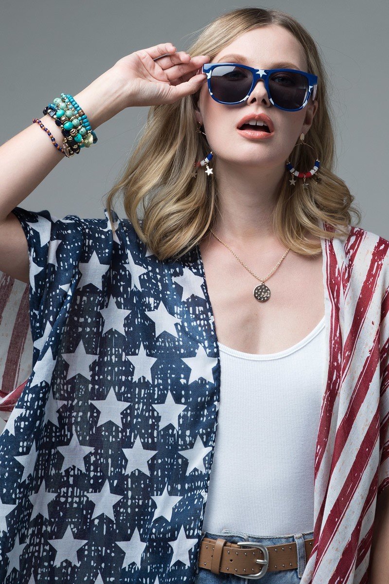 American Flag Kimono