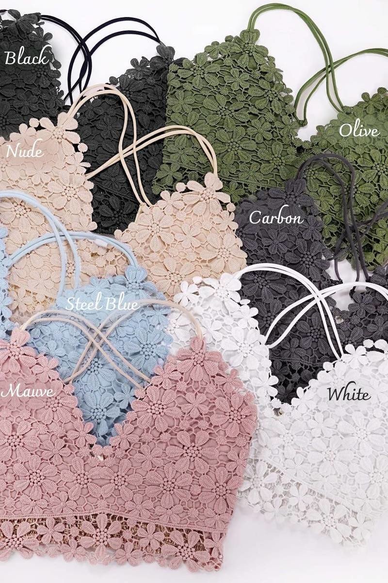 Daisy Crochet Lace Bralette – Mila Mila By Mila