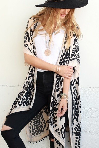 Ella Pom Pom Kimono